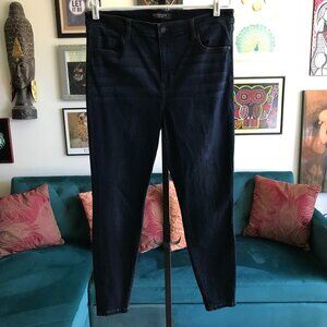 LIVERPOOL size 16 / 33 Dynasty Dark Denim High Rise Skinny Jeans #LM2005EF80